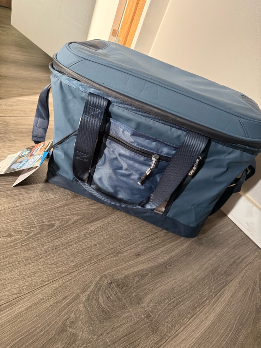 Clevermade Blue Soft-Sided Cooler Bag with Front Pocket